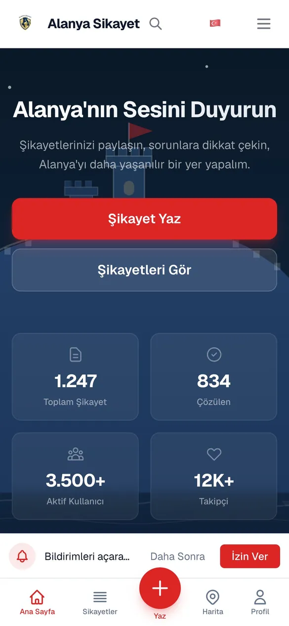 Alanya Şikayet mobil görünümü